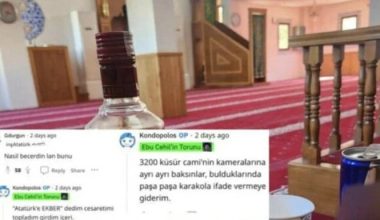İstanbul’da camide alkollü paylaşım icra eden kişi için istenen ceza belli oldu!