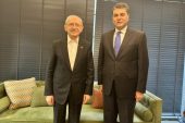 Gültekin Uysal, Kemal Kılıçdaroğlu’nu yeni ofisinde ziyaret etti